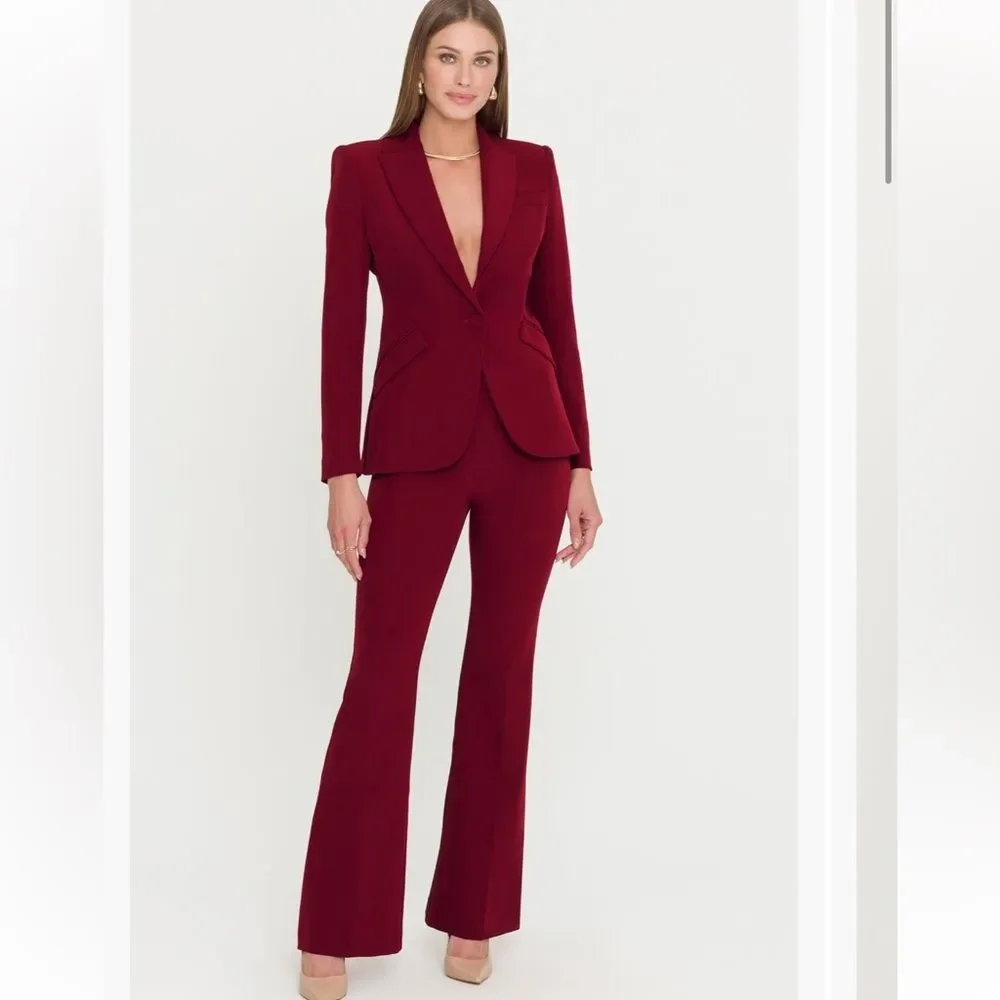 NWT Generation Love Suit Set Blazer + Pants Size Small Papaya Color $900